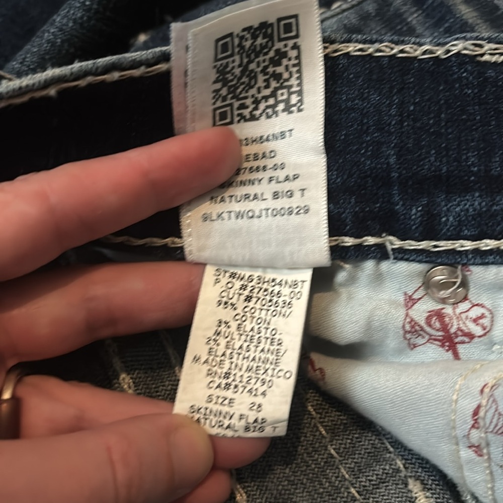 True Religion Dark Blue Skinny Jeans - Picture 6 of 6